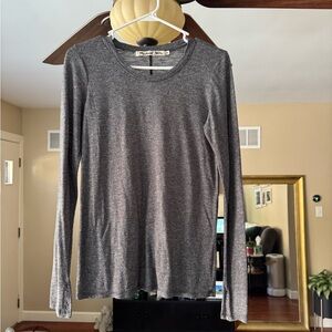 Michael Stars Charcoal Long Sleeve Tee